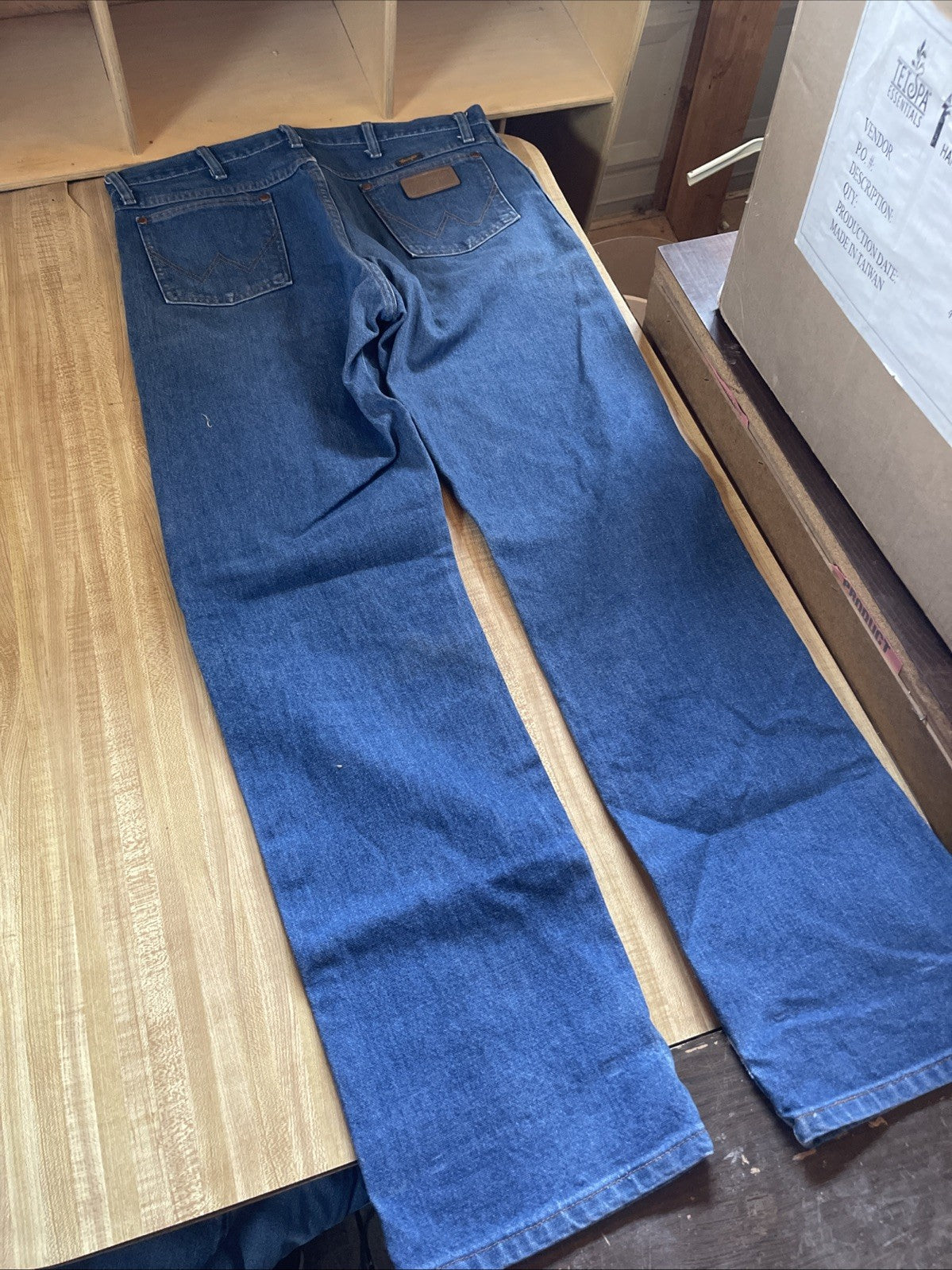 wrangler 13mwz jeans 36x34