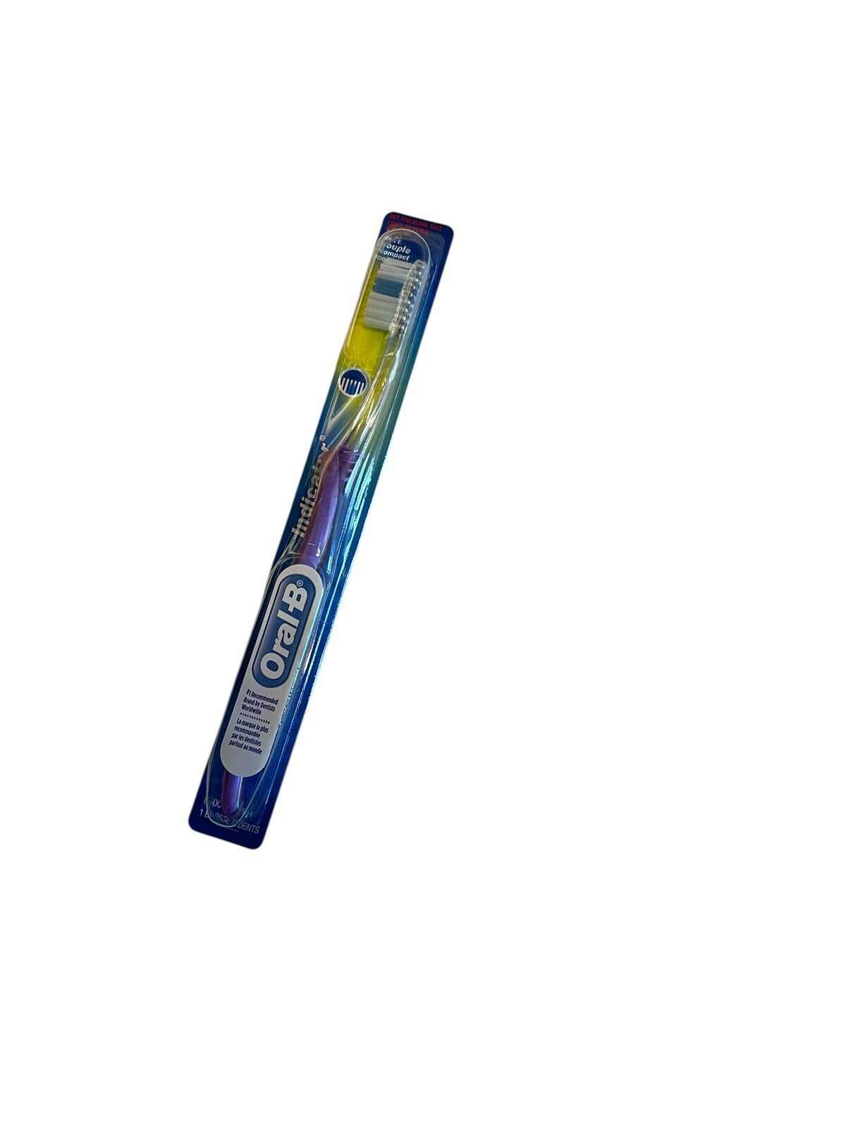 Vintage 2002 Made In USA Oral B Indicator Soft Toothbrush New Old Stock