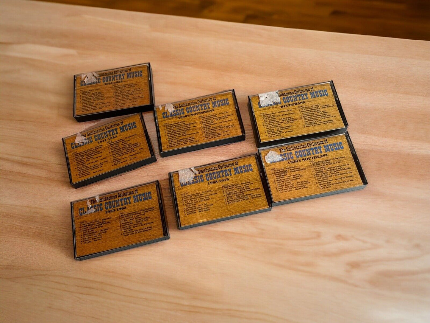 The Smithsonian Collection Of Classic Country Music Cassettes Lot Of 7