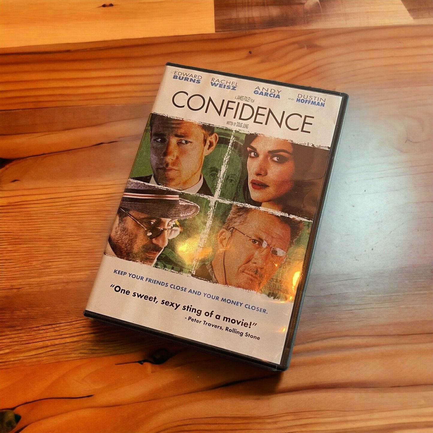 Confidence (DVD, 2003) Edward Burns Rachel Weisz Andy Garcia Dustin Hoffman