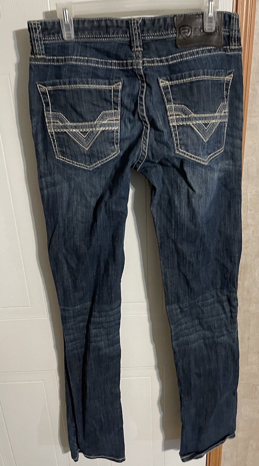 Rock & Roll Denim Revolver Straight Jeans 36x36