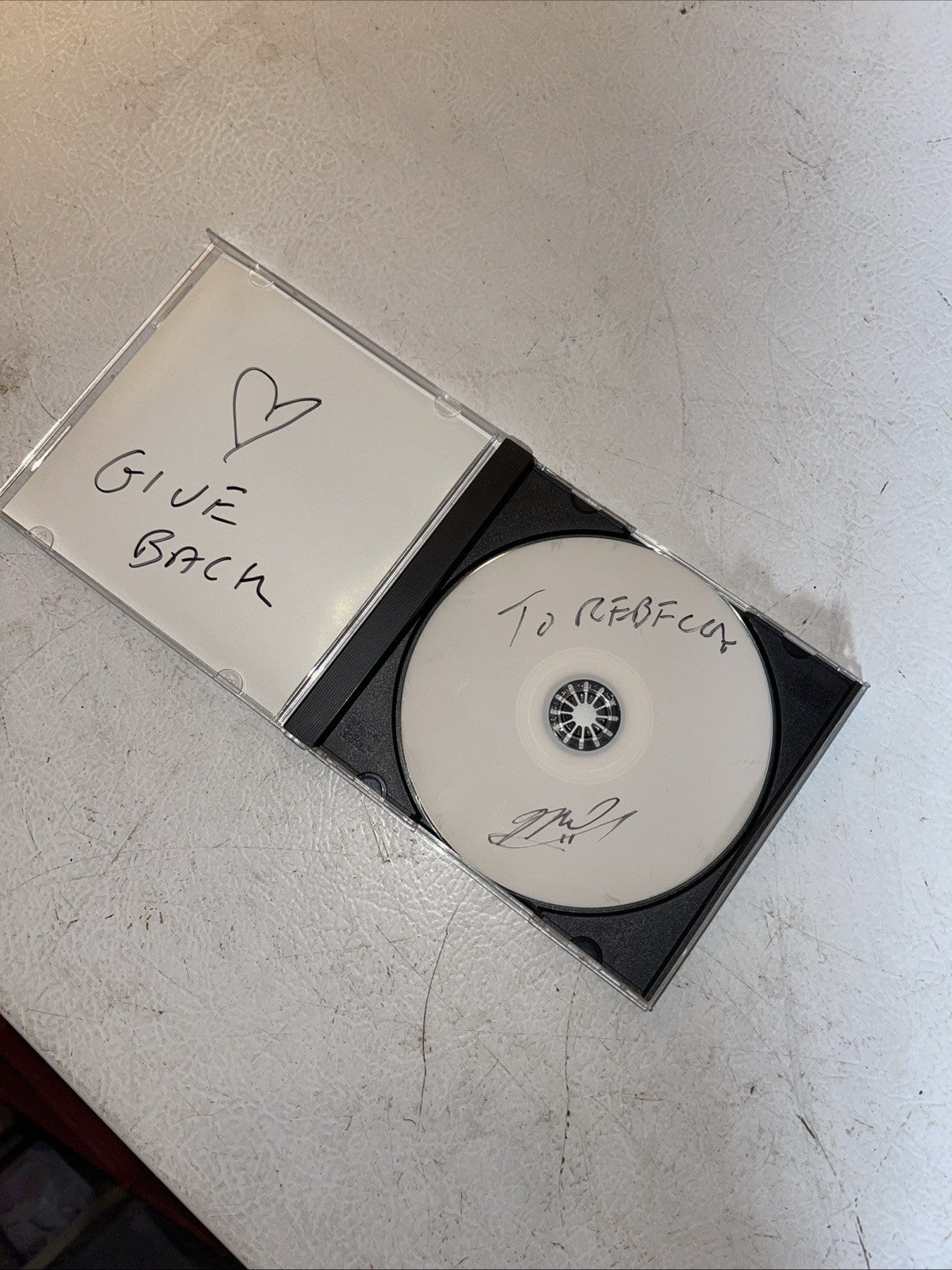 Autographed Michael SG Acoustic River Cd