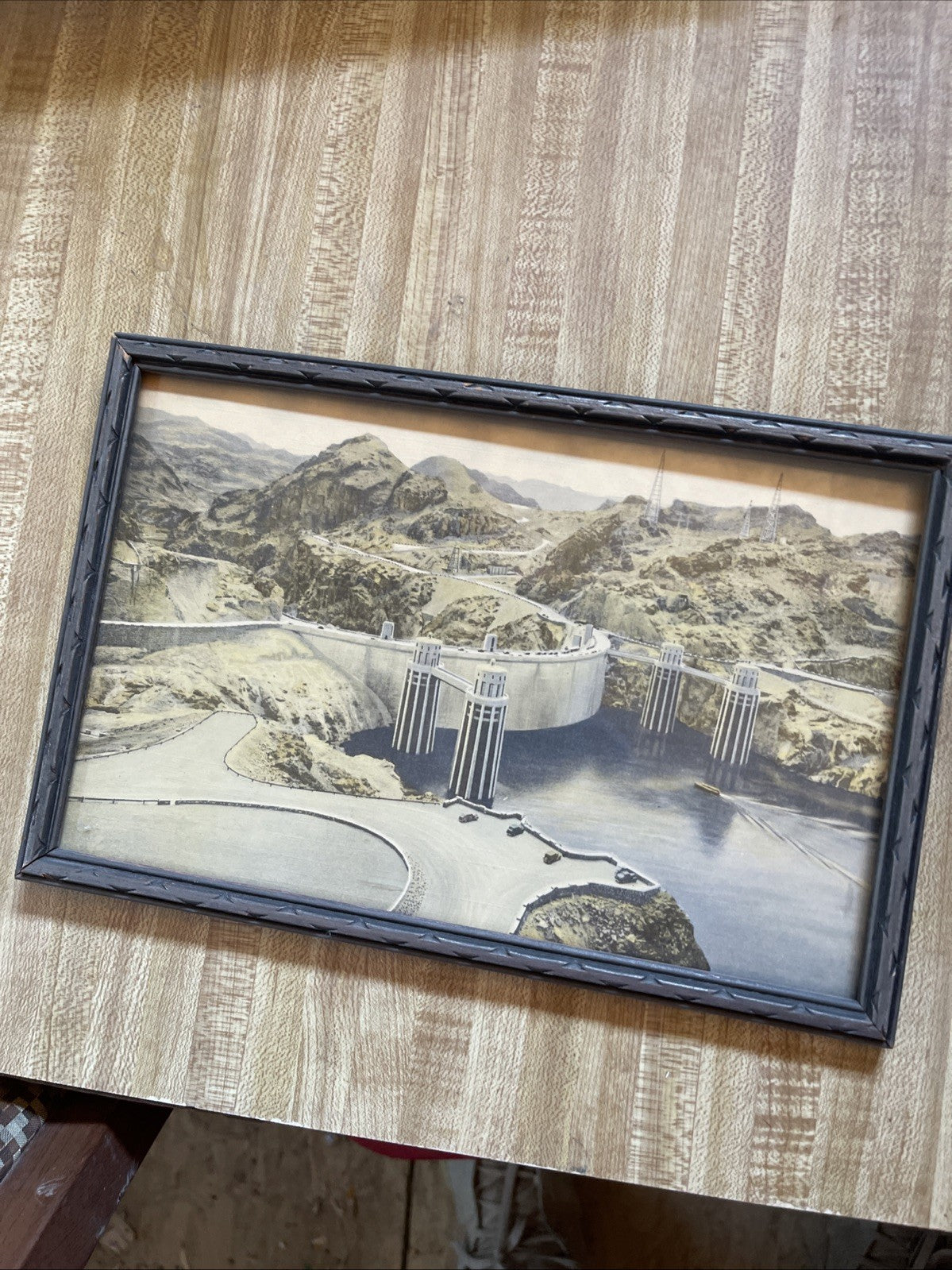 Vintage Hoover Dam Print