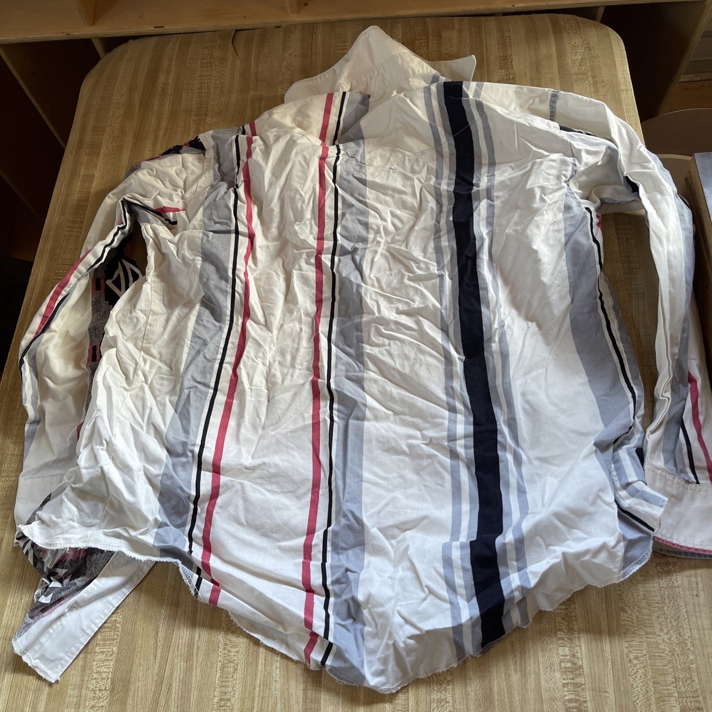 vintage wrangler x long tails shirt Brushpopper 15.5