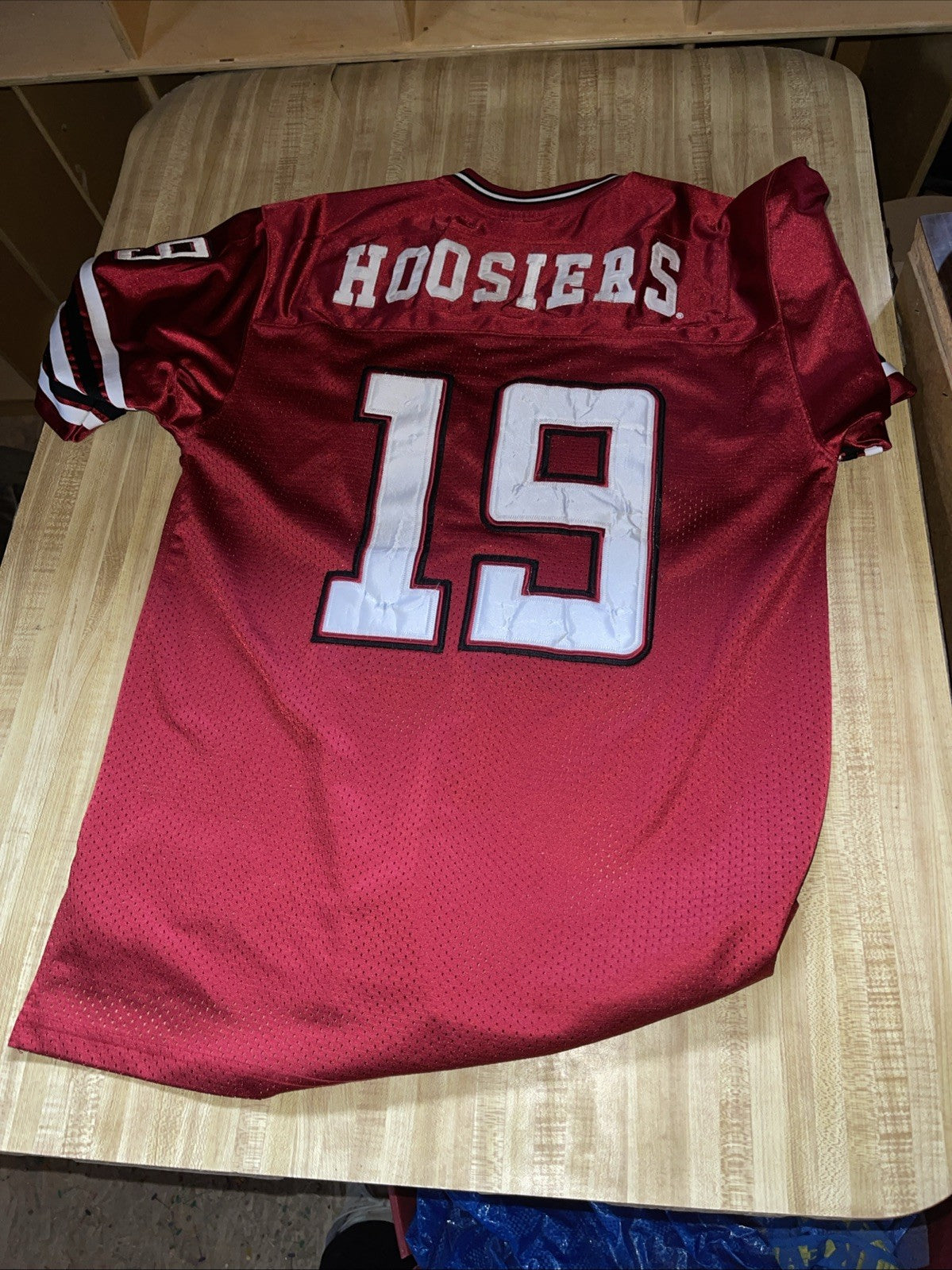 Colosseum Indiana Hoosiers Football Jersey Stitched #19 Medium