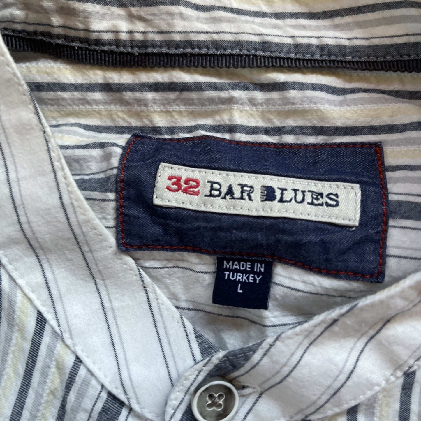 32 Bar Blues Button Up Large