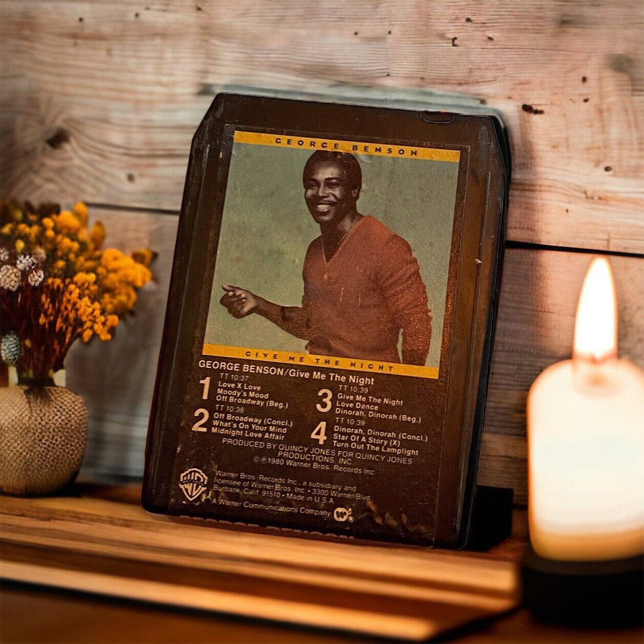 GEORGE BENSON Give Me The Night WB3453 WARNER BROS 8 Track Tape 1980