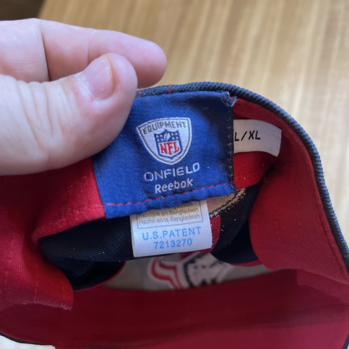 Reebok Onfield Fitted Cap Houston Texans L/XL
