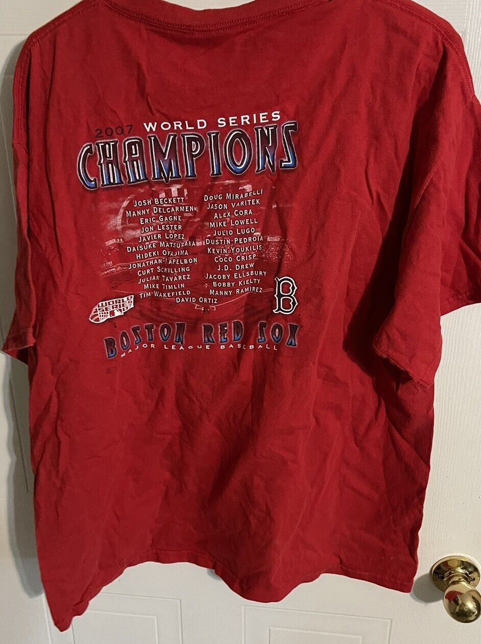Boston Red Sox 2007 World Series Champions T Shirt XL
