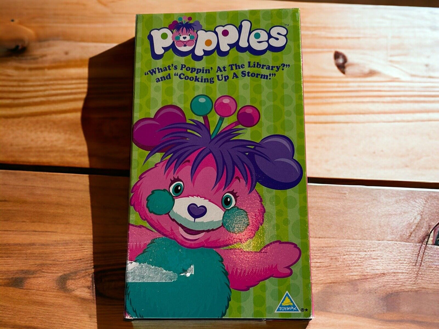 Popples - What's Poppin' At the Library? & Cookin Up Storm! - VHS - Rare 2001