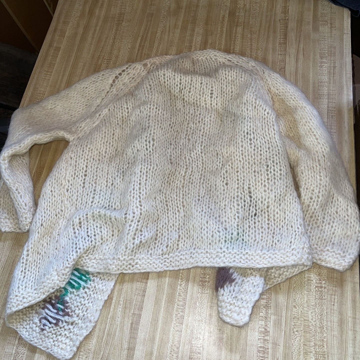 Vintage Hand Knit Cardigan S-M