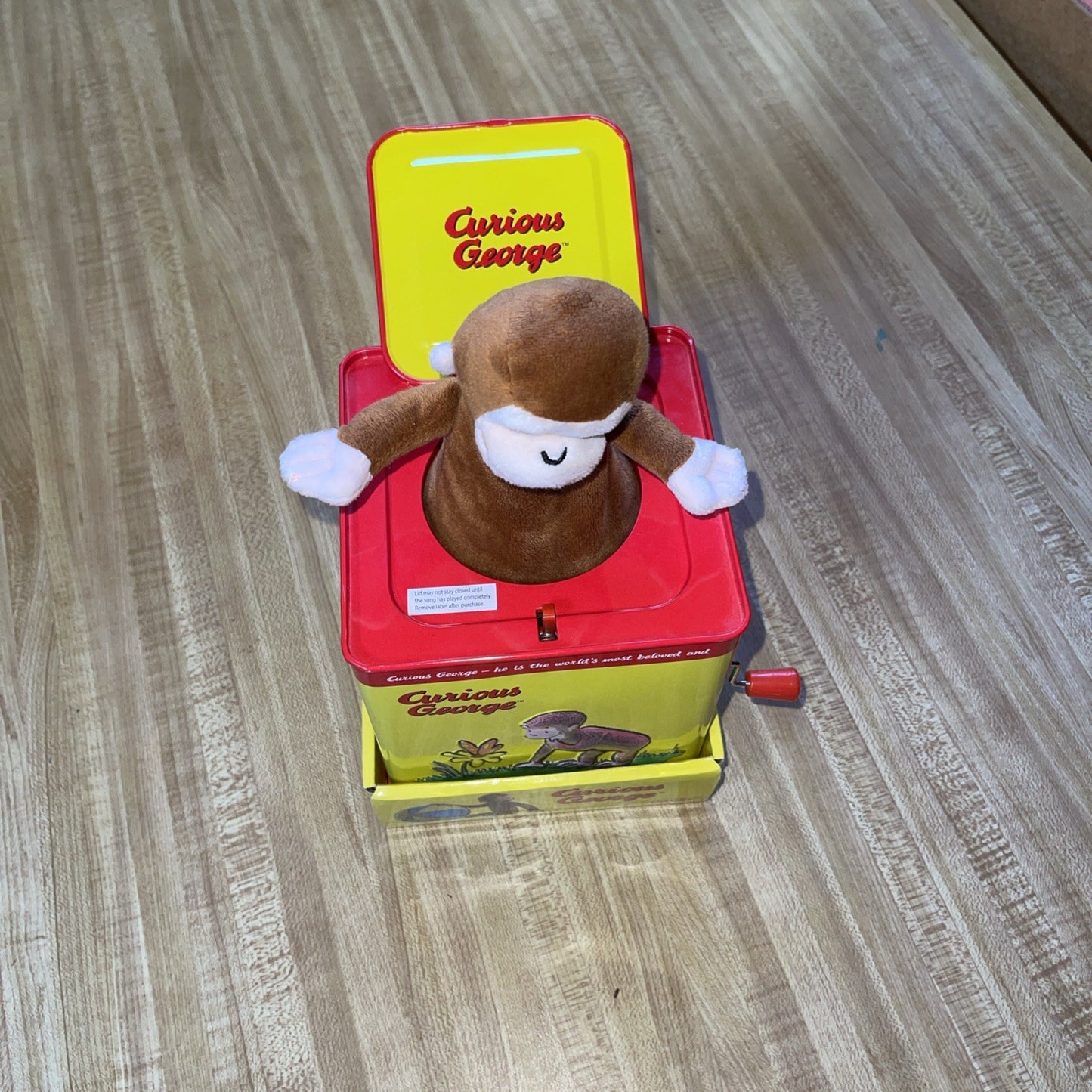 Schylling Curious George Musical Jack-in-the-Box