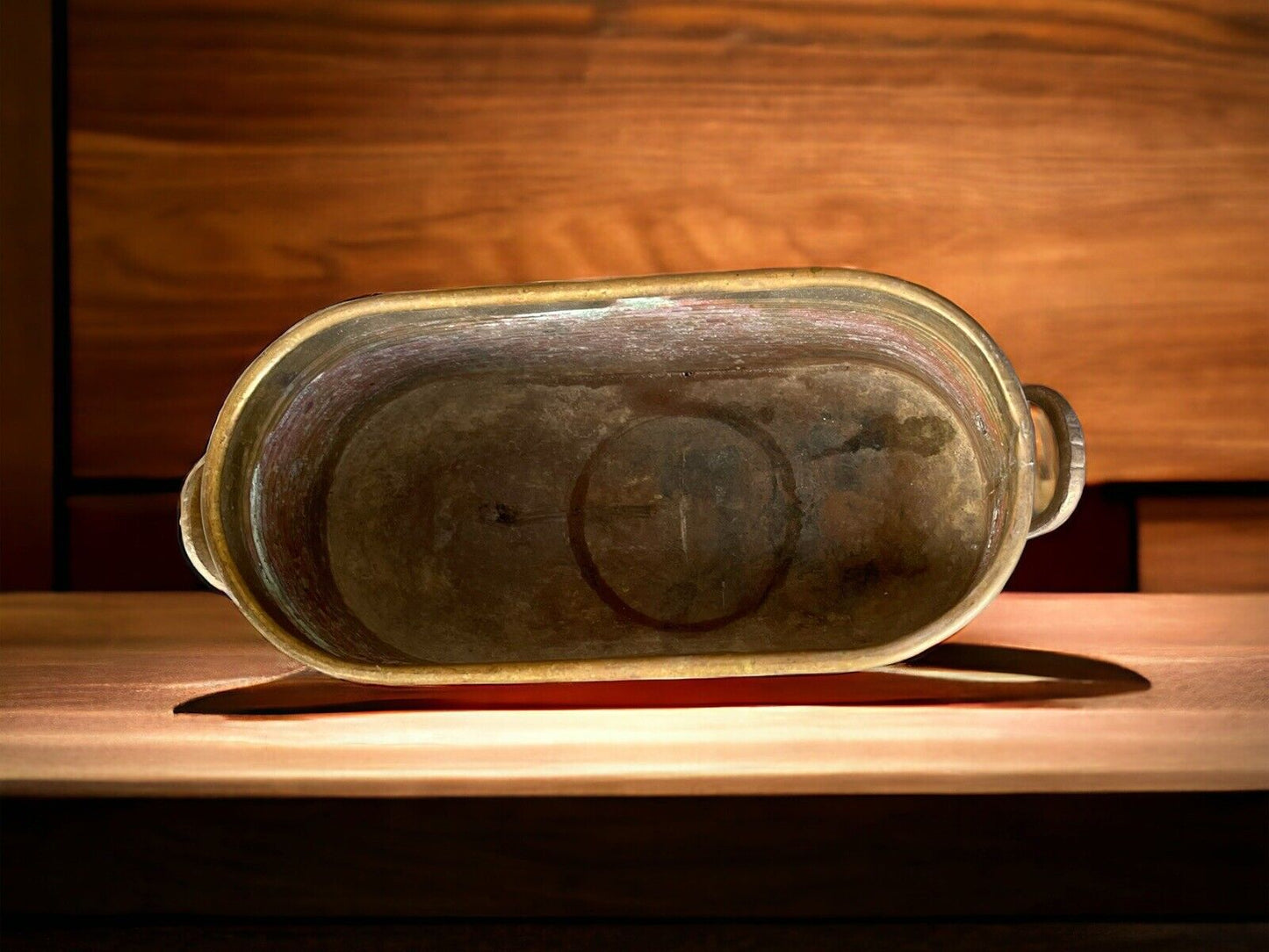 Decorative Brass Tin