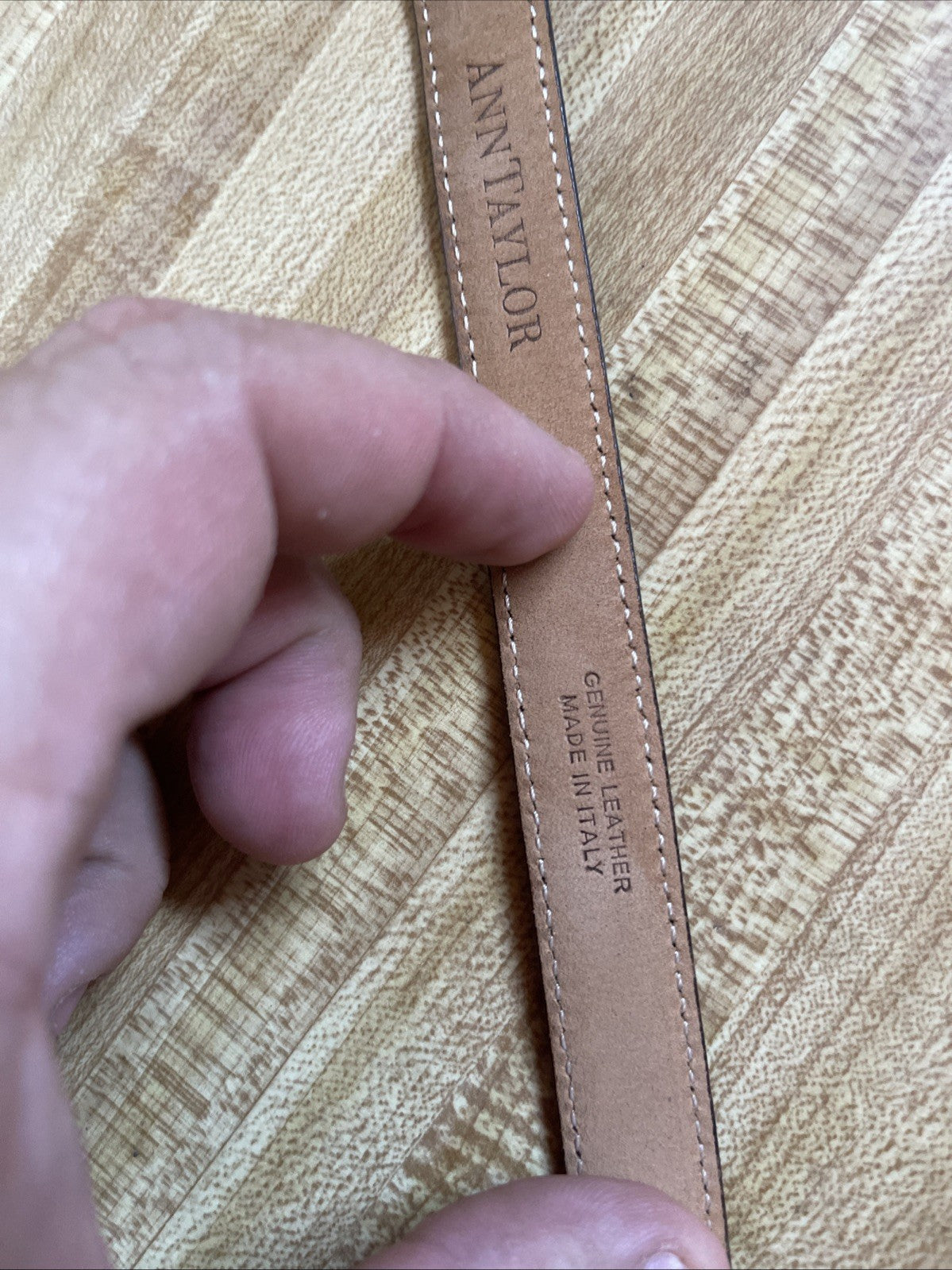 Ann Taylor Leather Belt Small