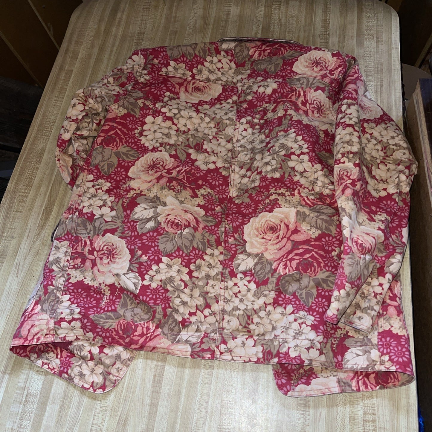 Vintage LL Bean Chore Coat Women’s XS AOP Floral