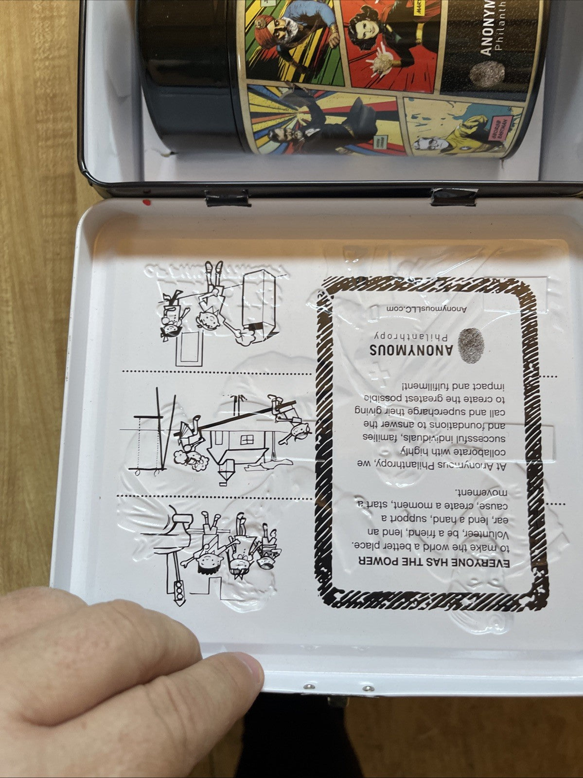 Super Heroes Of Philanthropy Lunchbox And Thermos