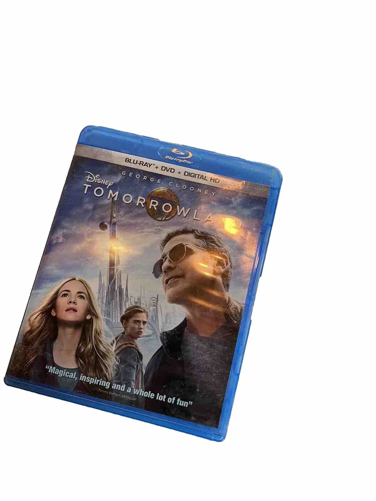 Tomorrowland (Blu-ray, DVD 2015) George Clooney