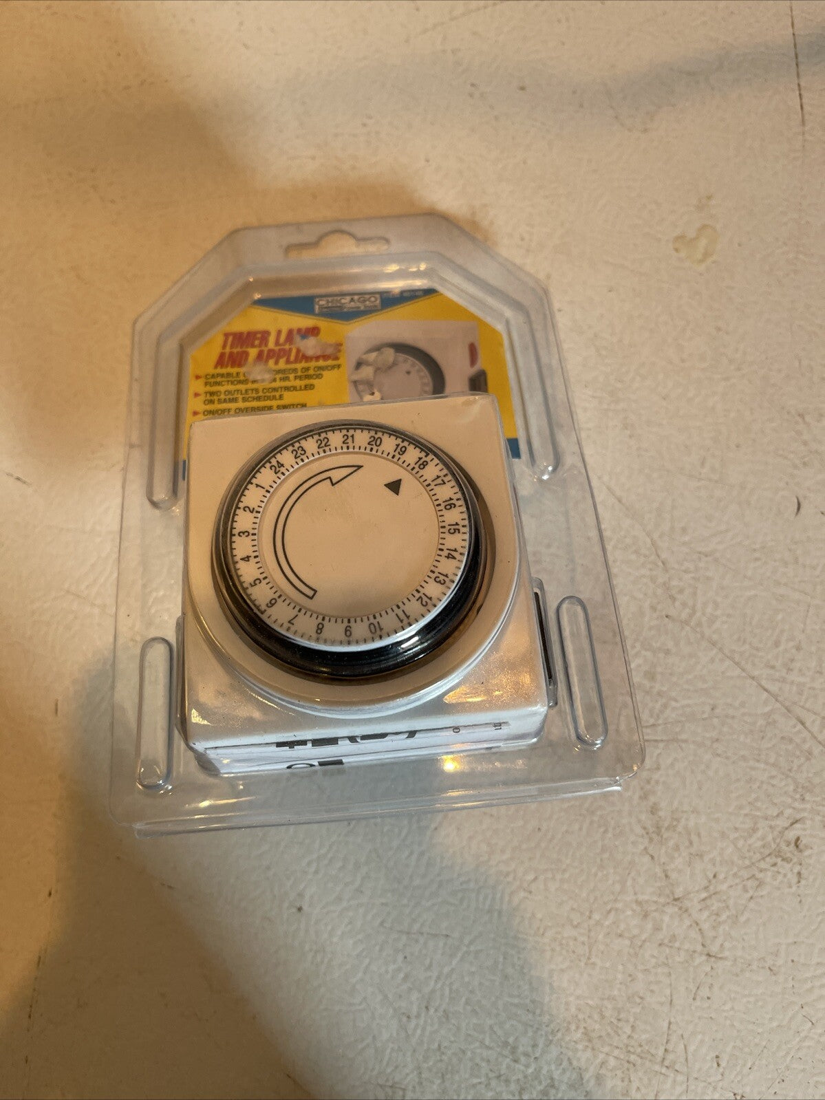 Chicago Electric Lamp and Appliance Timer #40148 New
