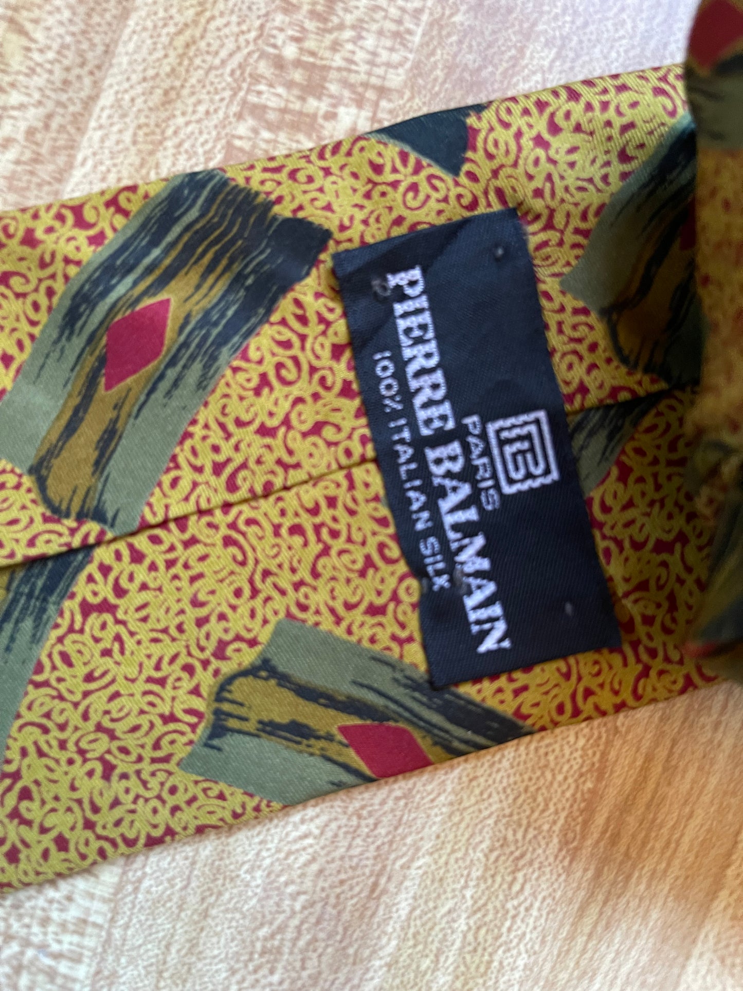 Pierre balman silk tie
