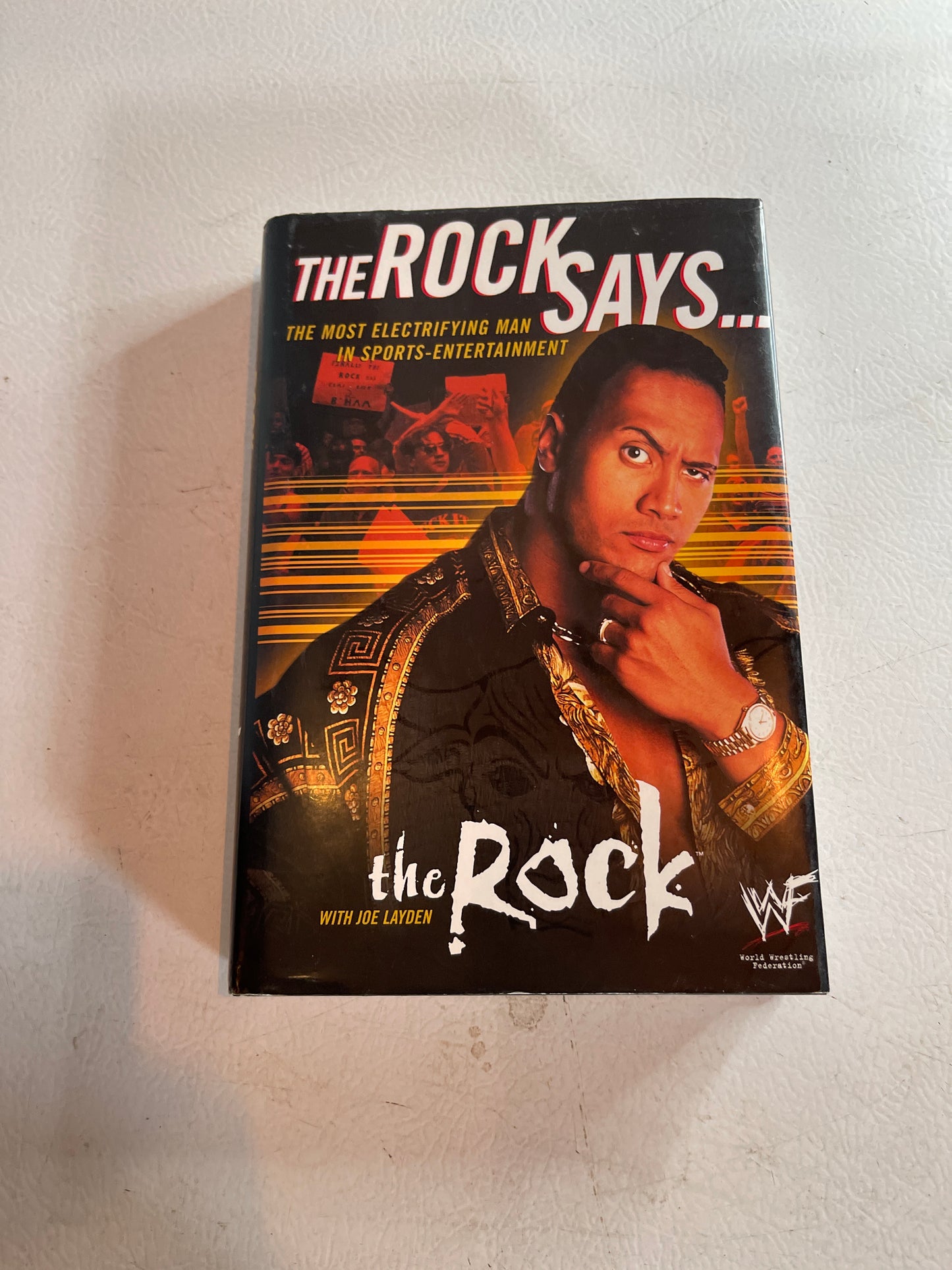 The Rock Says hardcover