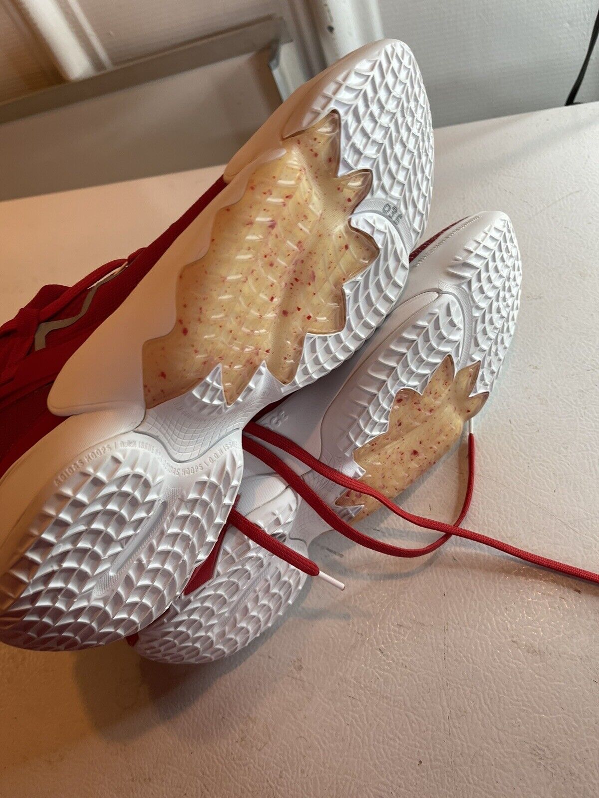 adidas d.o.n. issue 2 size 13.5 basketball shoes with white soles and red laces from 1118 Emporium