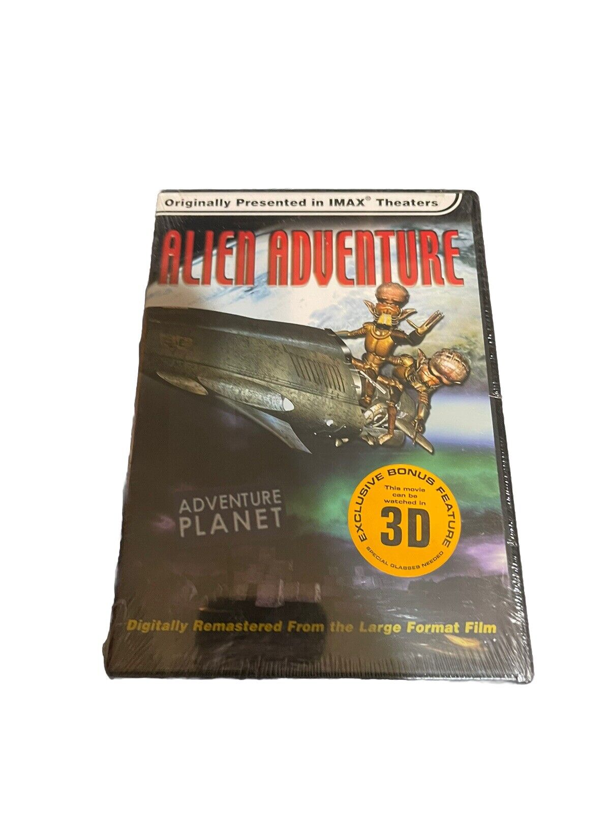 Alien Adventure DVD 2001 with 3D bonus feature digitally remastered from large format film