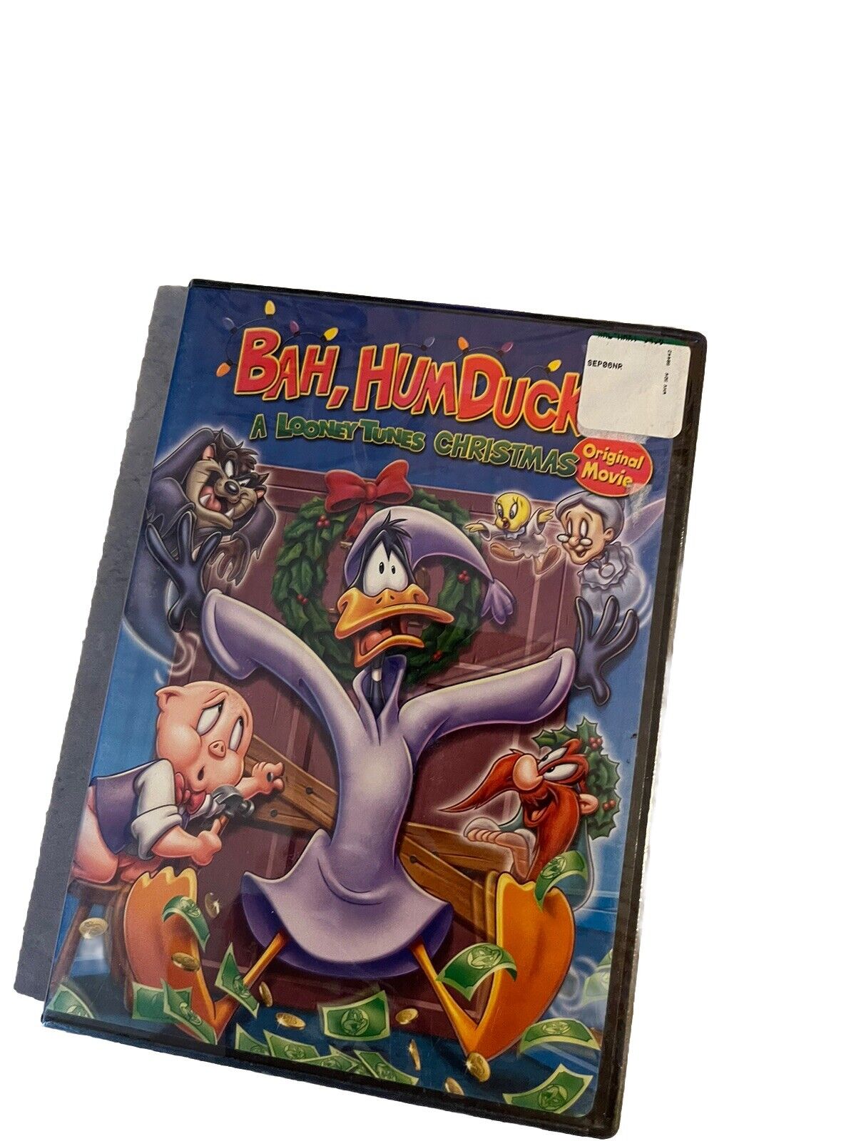 Bah Humduck Looney Tunes DVD featuring cartoon characters in a Christmas setting