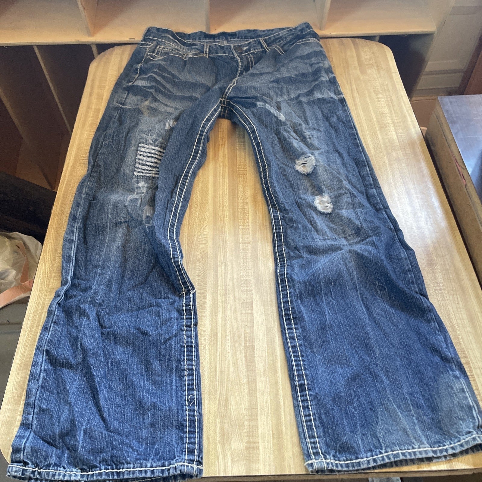 @Black Jeans 34x30 Wide Leg