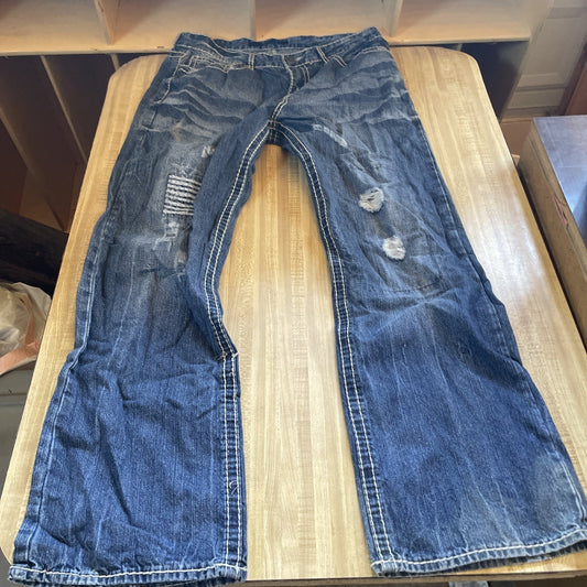 @Black Jeans 34x30 Wide Leg
