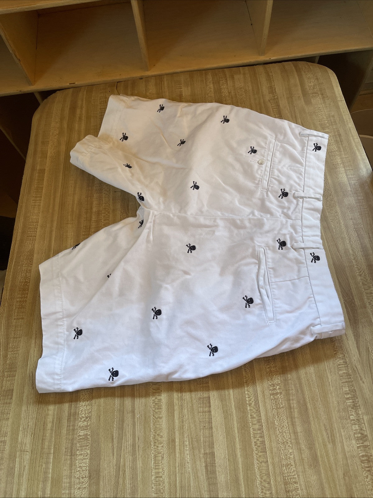 Ralph Lauren Rugby Skull Crossbones All Over Print Shorts 38