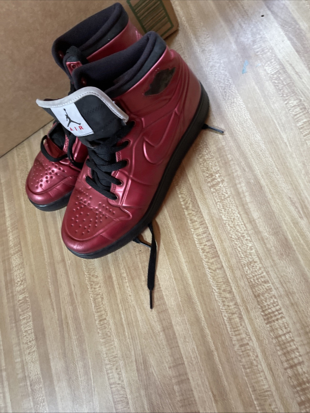 Air Jordan 1 Anodized Red 6Y