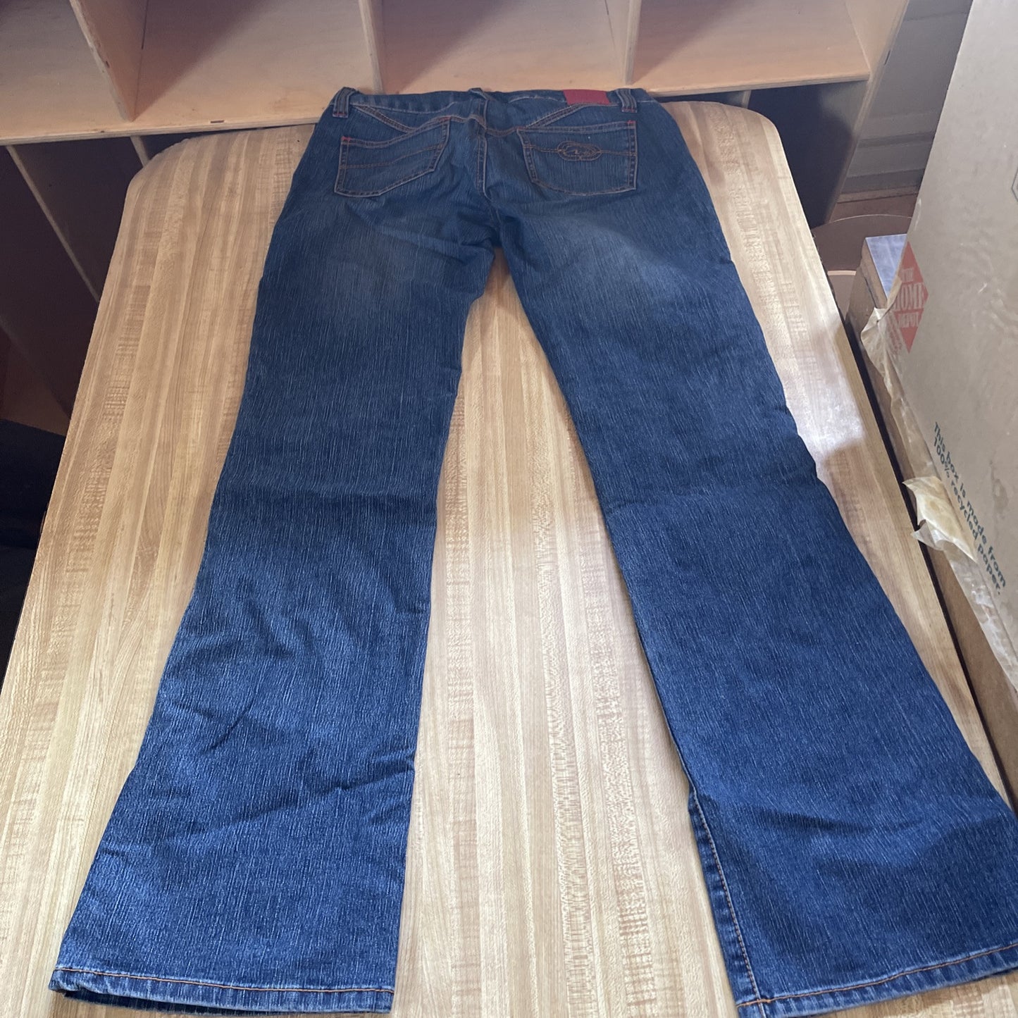 Ecko Red Flared Jeans 9