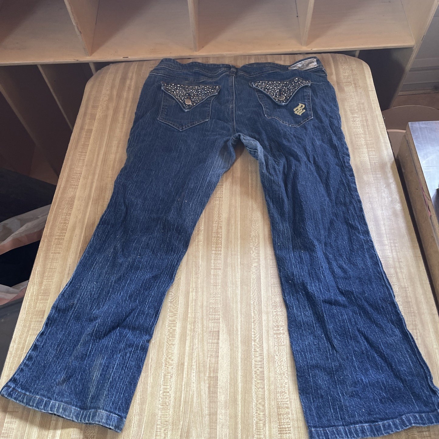 Rocawear Women’s Jeans 16 Flap Pockets Y2K Hiphop