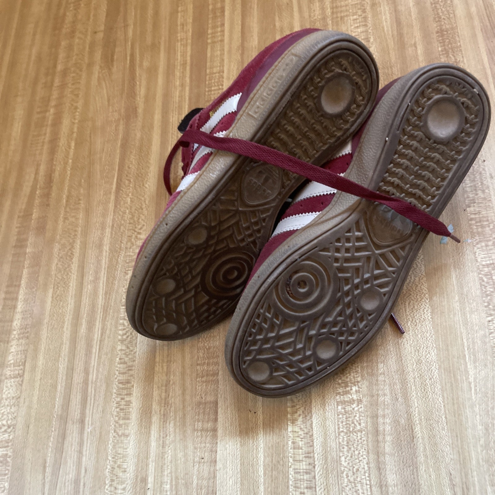 Adidas Busenitz Collegiate Burgundy Gum Size 8