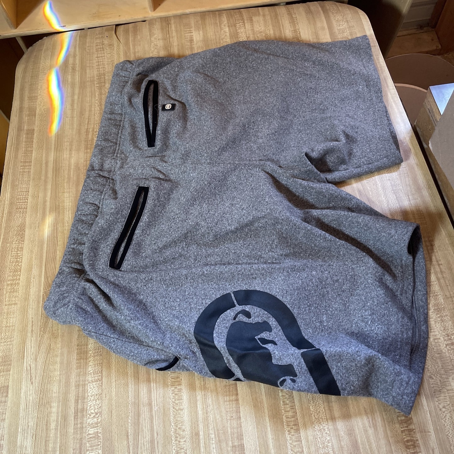 Ecko Unltd Shorts Mens Gray Size 4XL Spellout Casual Lounge Fleece Active 
