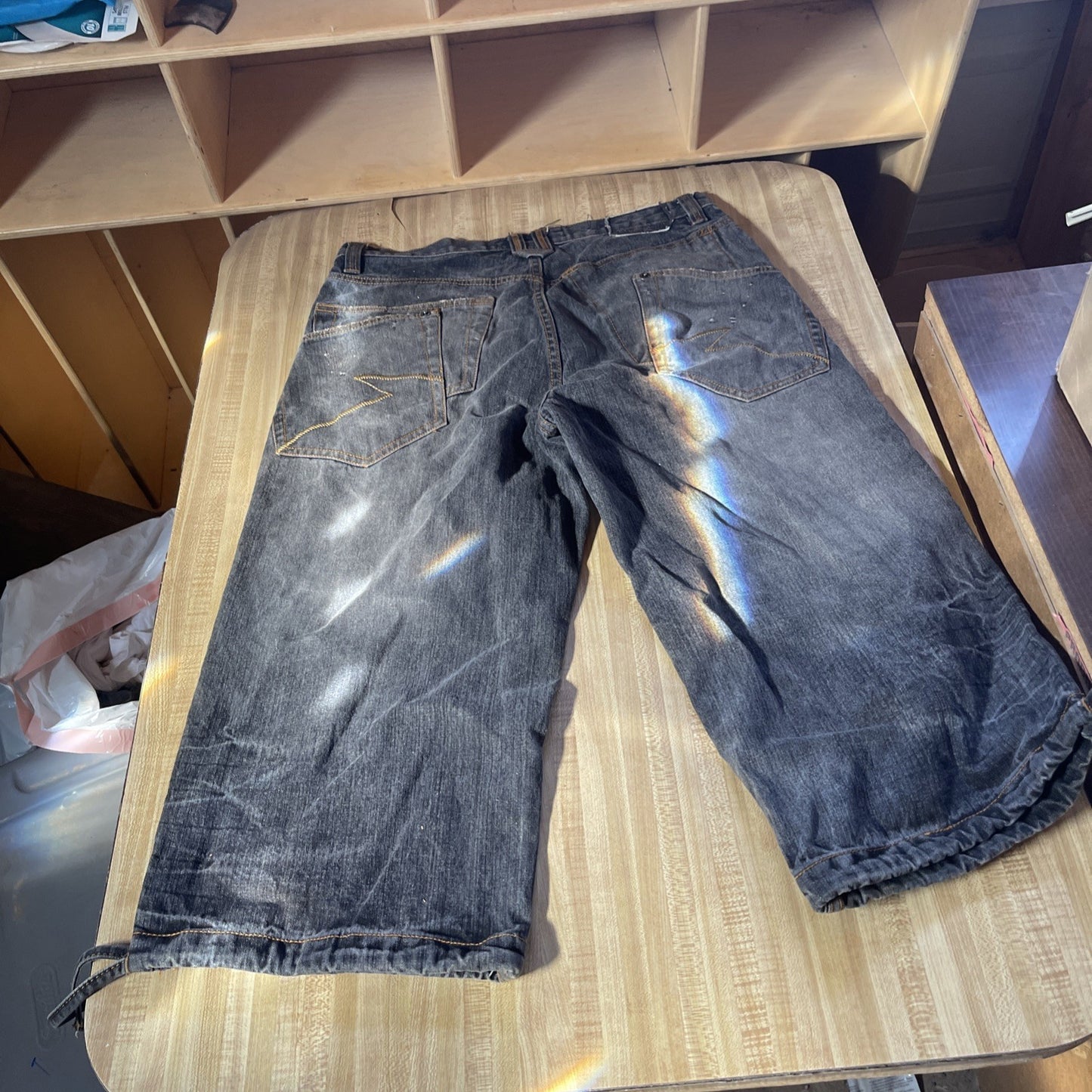 Vintage Delf Jorts 34x22 Y2K Wide Leg Baggy Streetwear Hiphop Skater