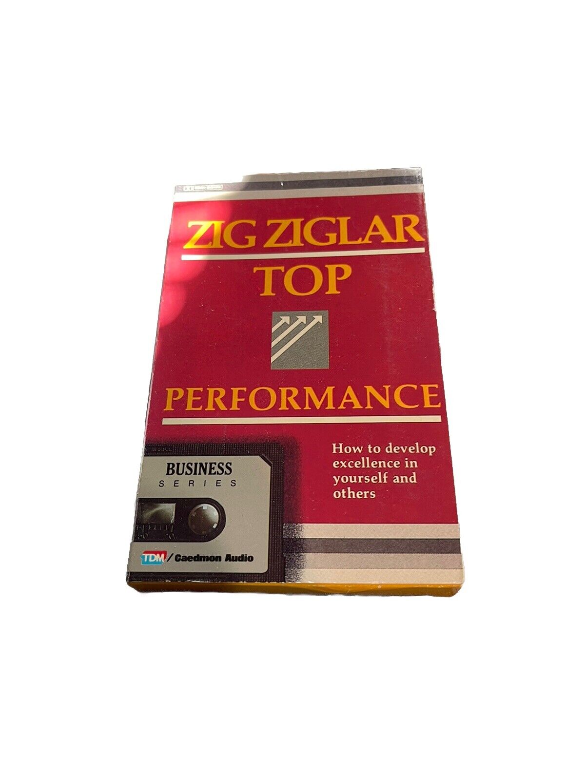 Zig Ziglar Top Performance cassette tape with red and yellow cover from 1118 Emporium