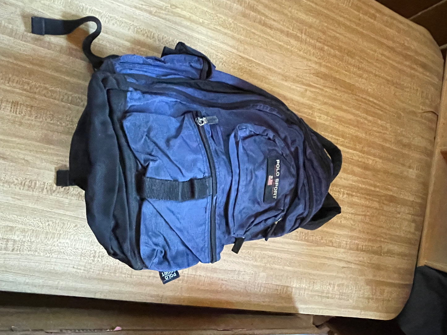 Vintage polo sport backpack