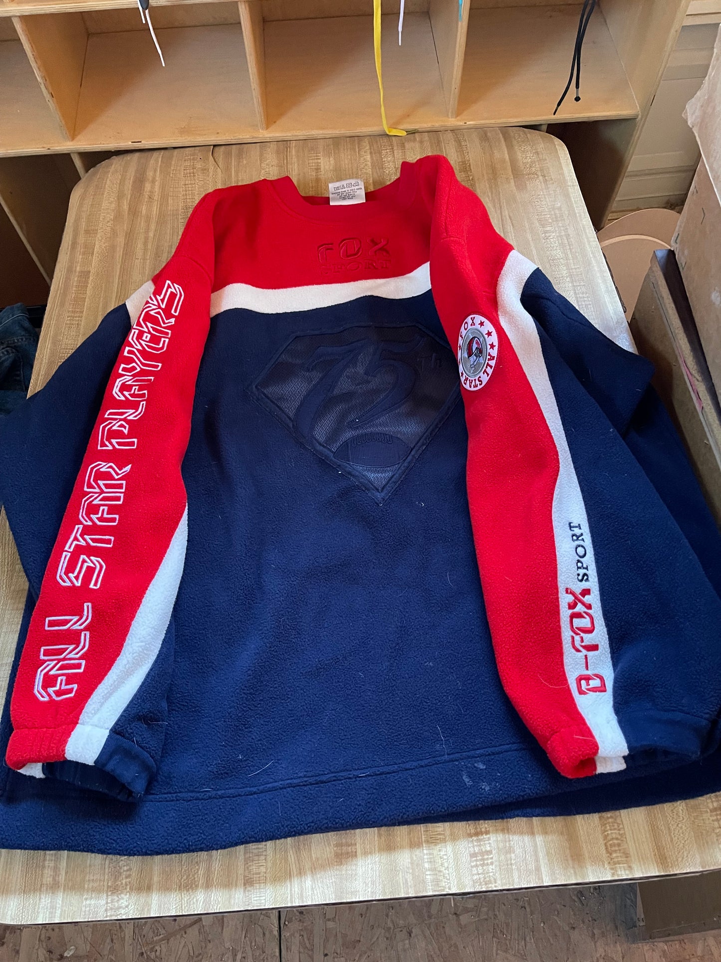 Fox sport all star players 75th anniversary sweater 3XL