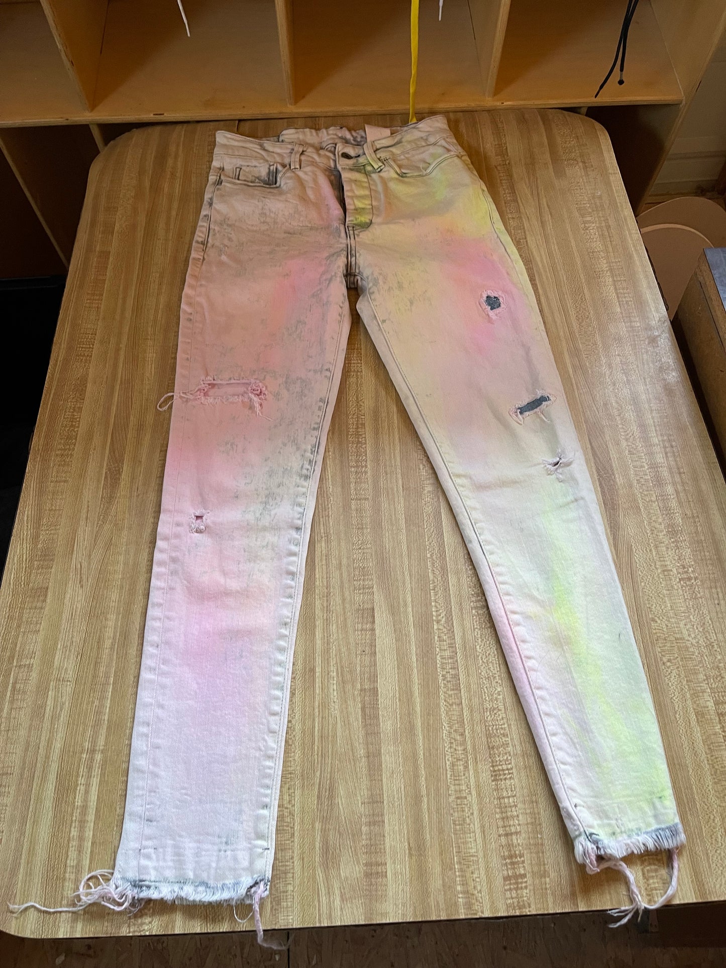 Candiani Griffin Lounge distressed jeans small