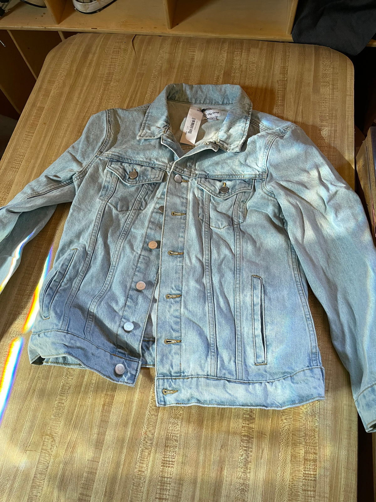 The Drop denim jacket small NWT