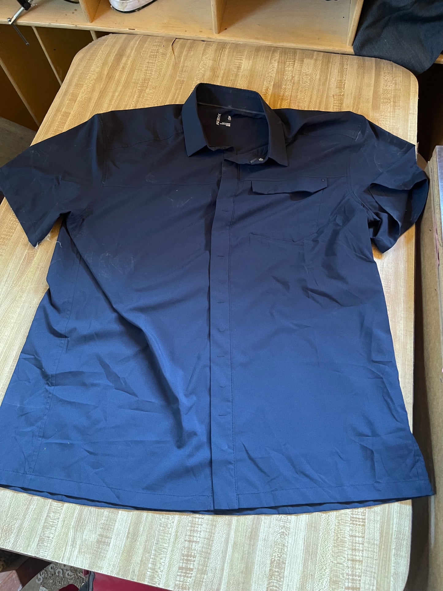 Arcteryx button up xl