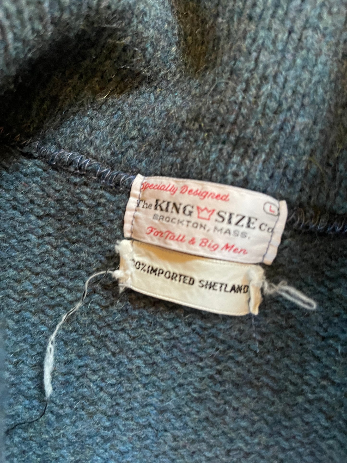 Vintage King Size Co full zip cardigan large