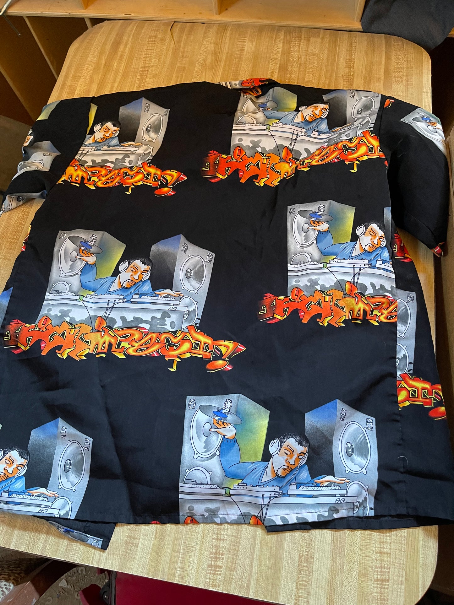 Vintage button up streetwear hiphop