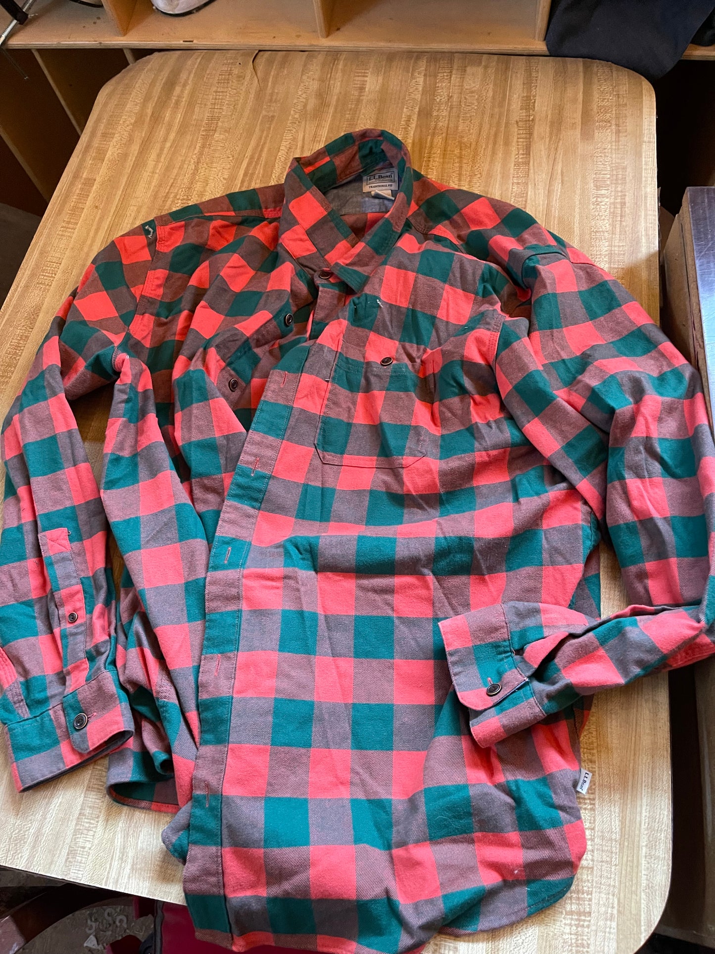 LL Bean flannel