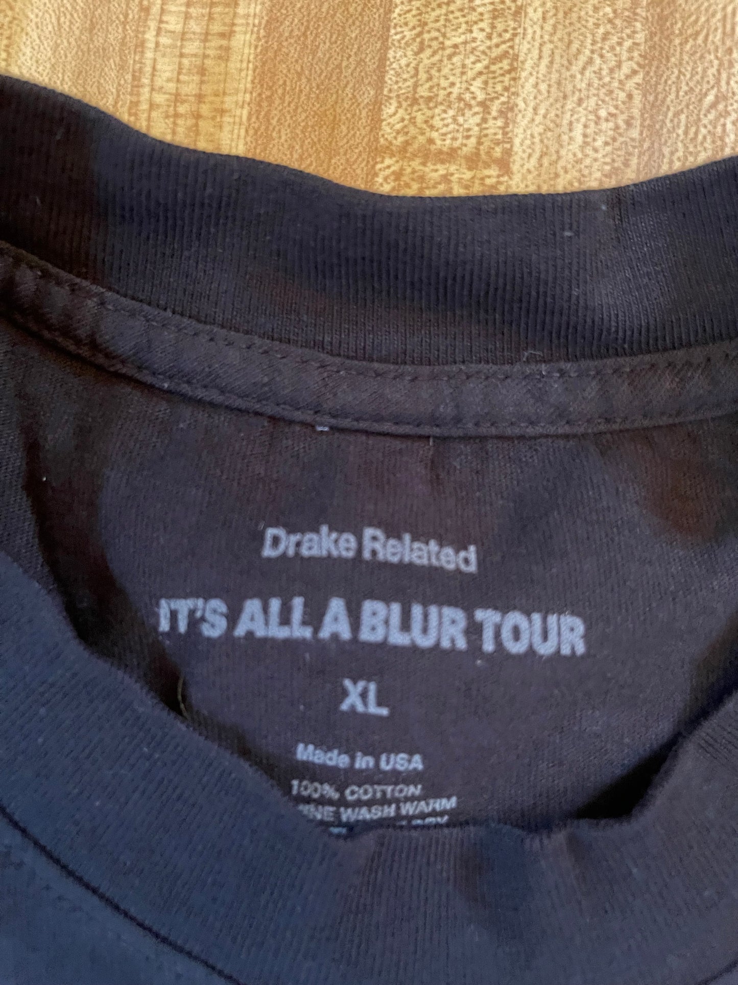 Drake it’s all a blur tour t shirt xl