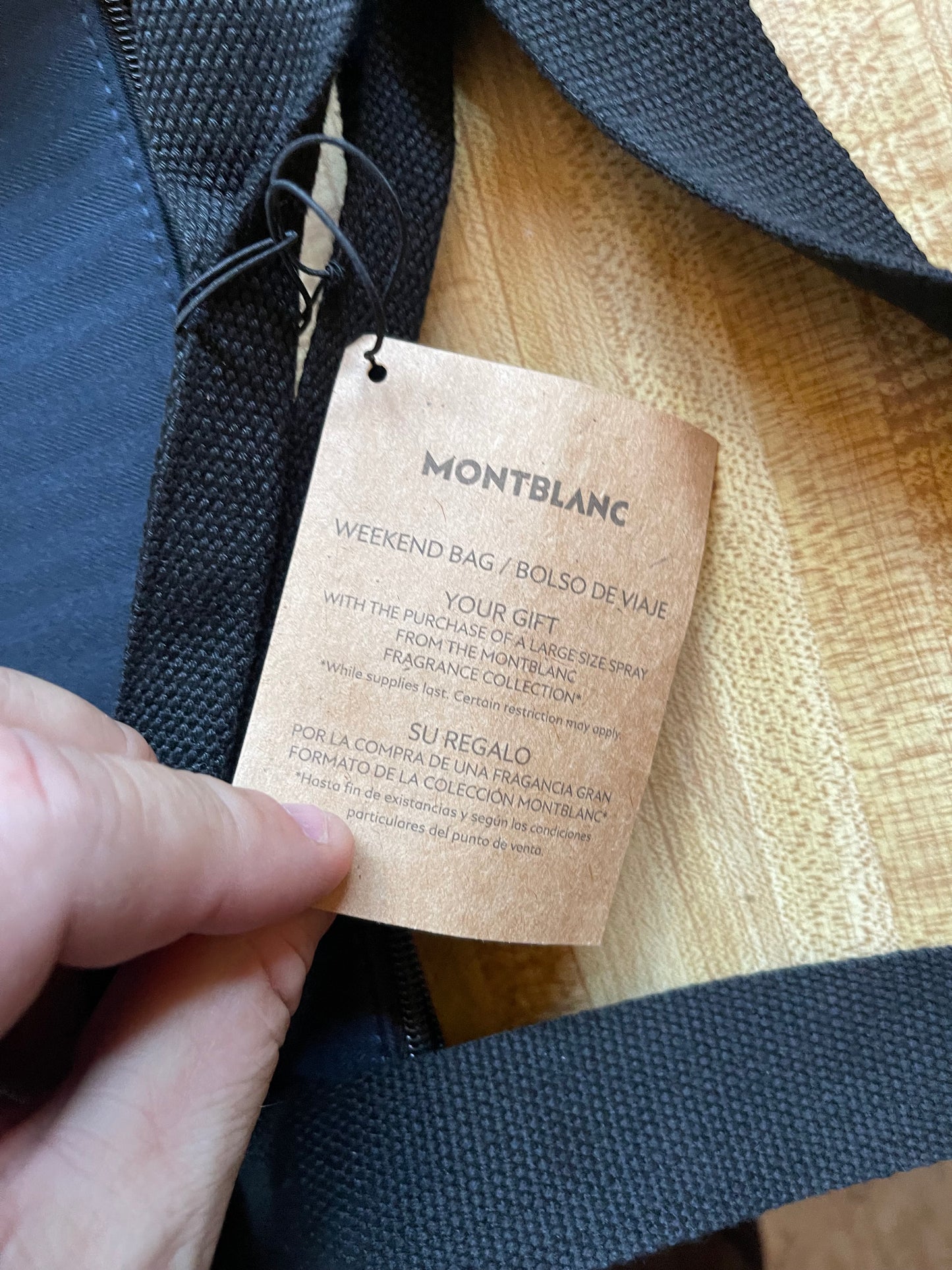 Montblanc duffle bag nwt