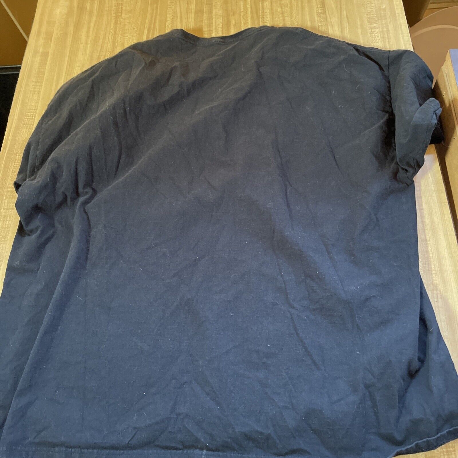 3XL Army of Darkness tee in black laid flat showing the back side of the shirt