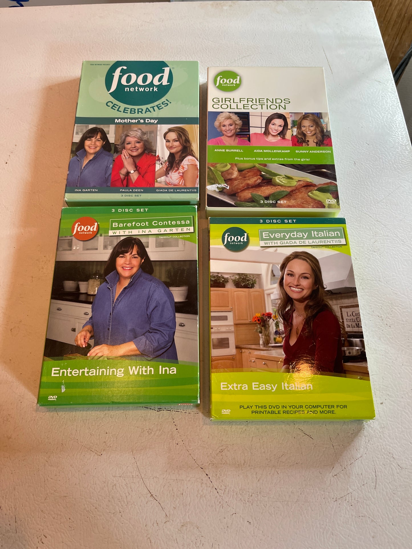Food network dvd lot