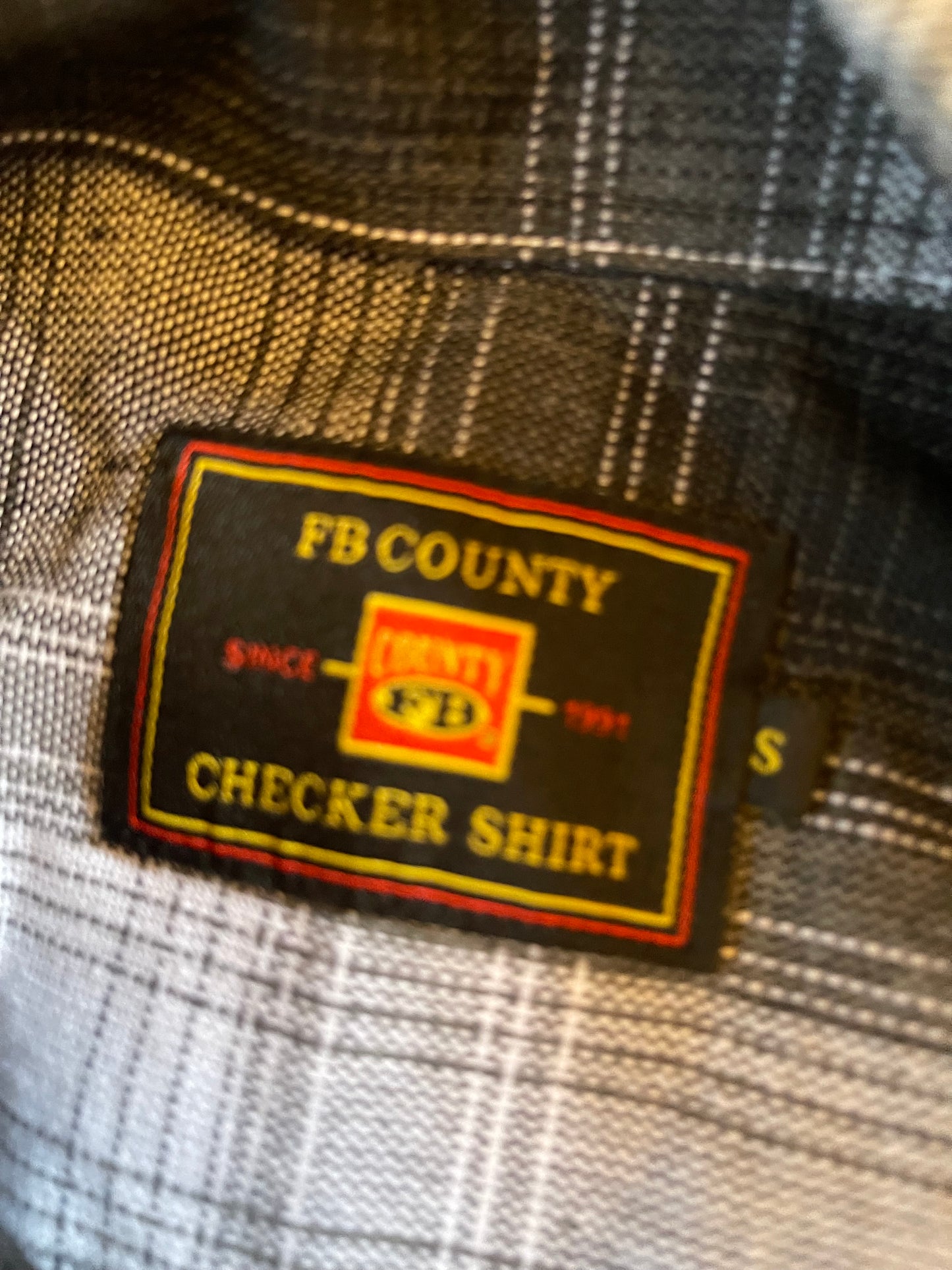 FB County checkered shirt small